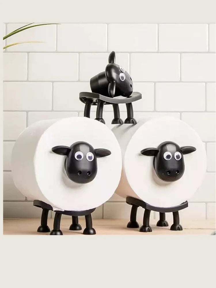Funny Sheep Toilet Roll Holder for Unique Bathroom Decor - Smarsty