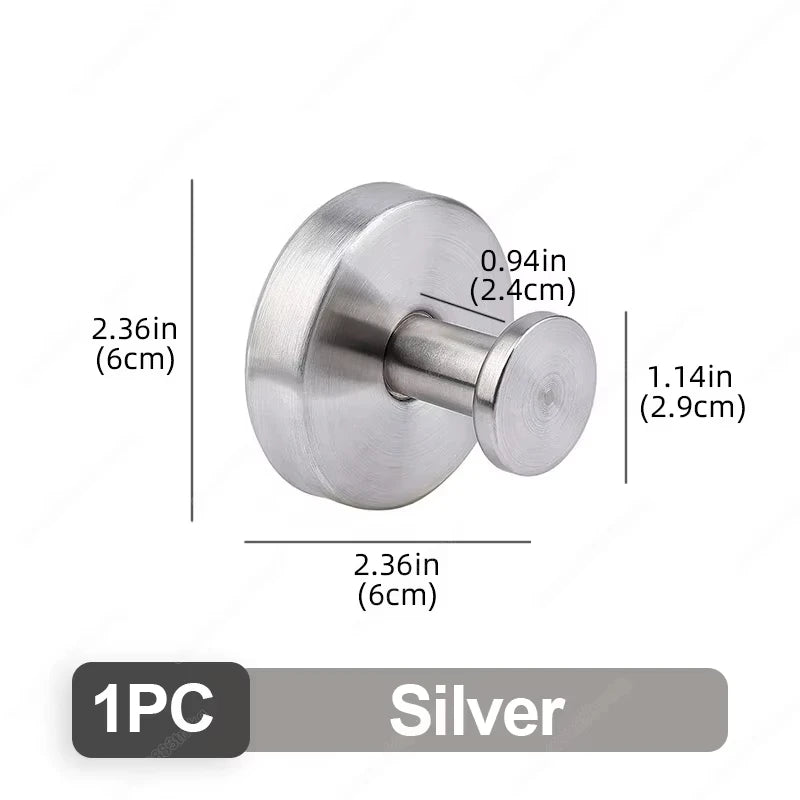 Suction Cup Hooks Waterproof Stainless Steel Bathroom Holders - Smarsty
