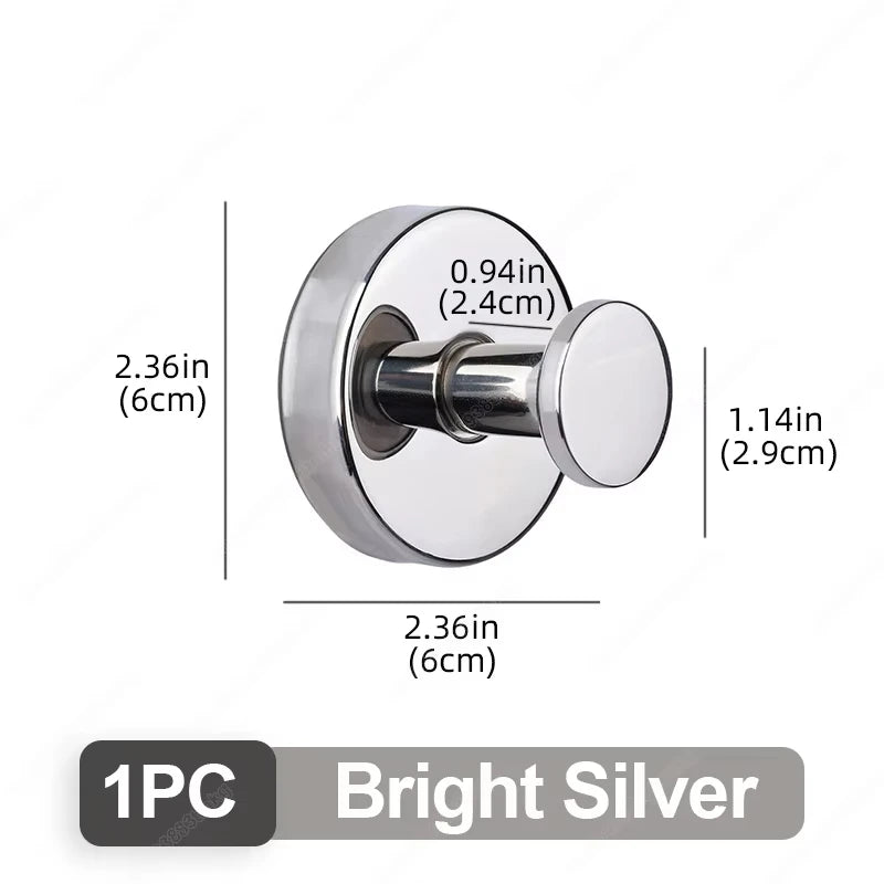 Suction Cup Hooks Waterproof Stainless Steel Bathroom Holders - Smarsty
