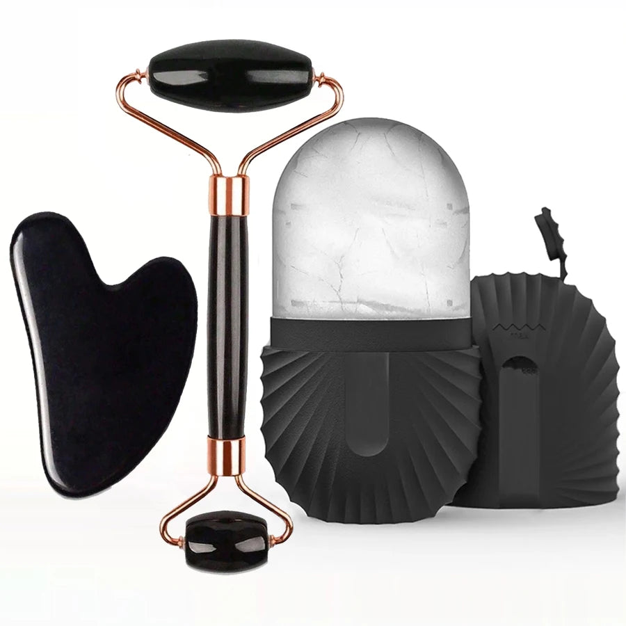 Ice Face Roller Set for Lifting and Contouring - Smarsty