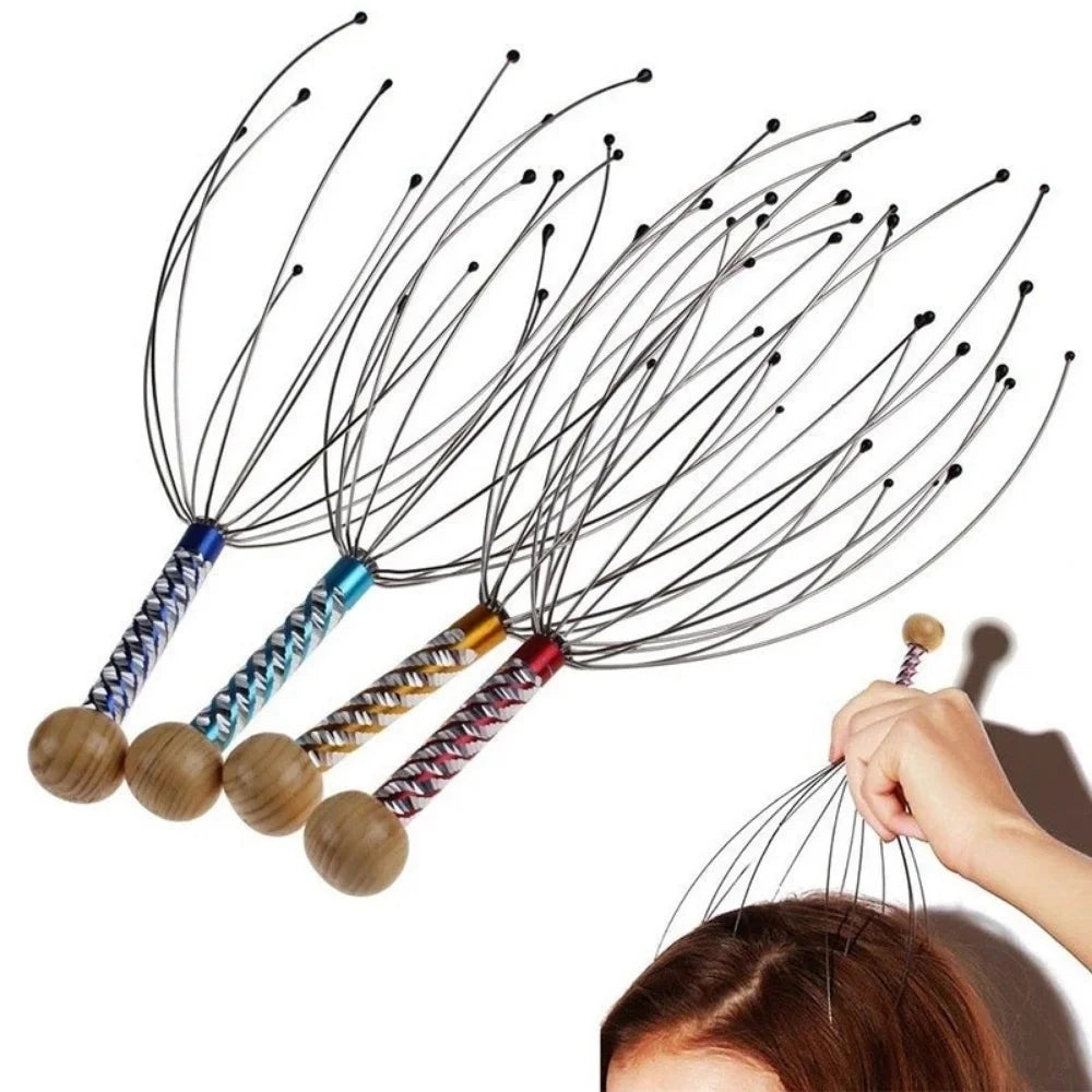 Octopus Head Massager for Scalp Relaxation Relief - Smarsty
