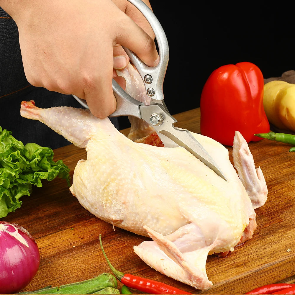 Stainless Steel Multi-Function Kitchen Scissors for Easy Food Prep - Smarsty