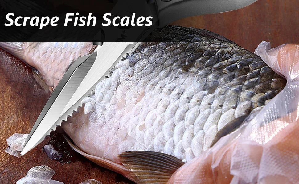 Stainless Steel Multi-Function Kitchen Scissors for Easy Food Prep - Smarsty