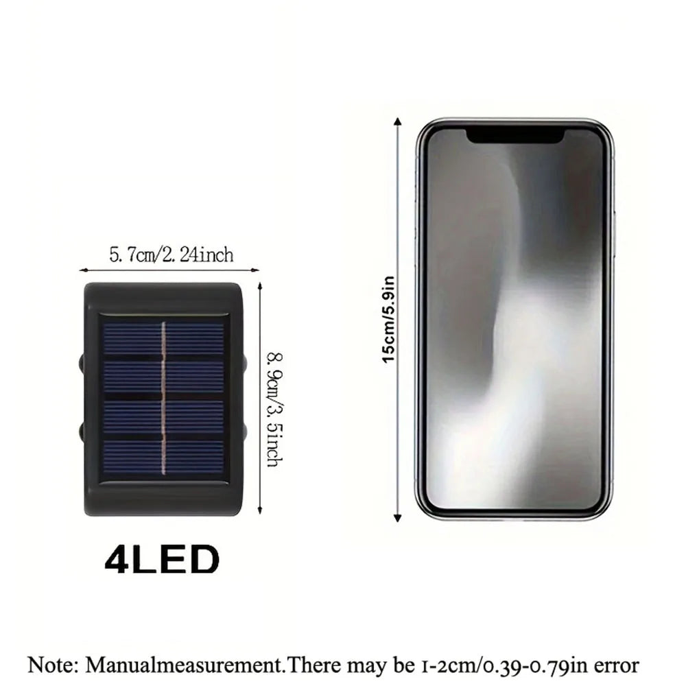 Solar LED Wall Lamp for Garden Decoration - Smarsty