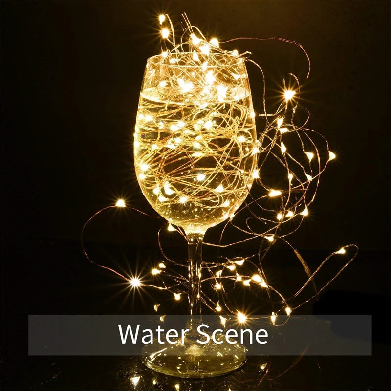 Solar LED Outdoor String Lights for Wedding Decor - Smarsty