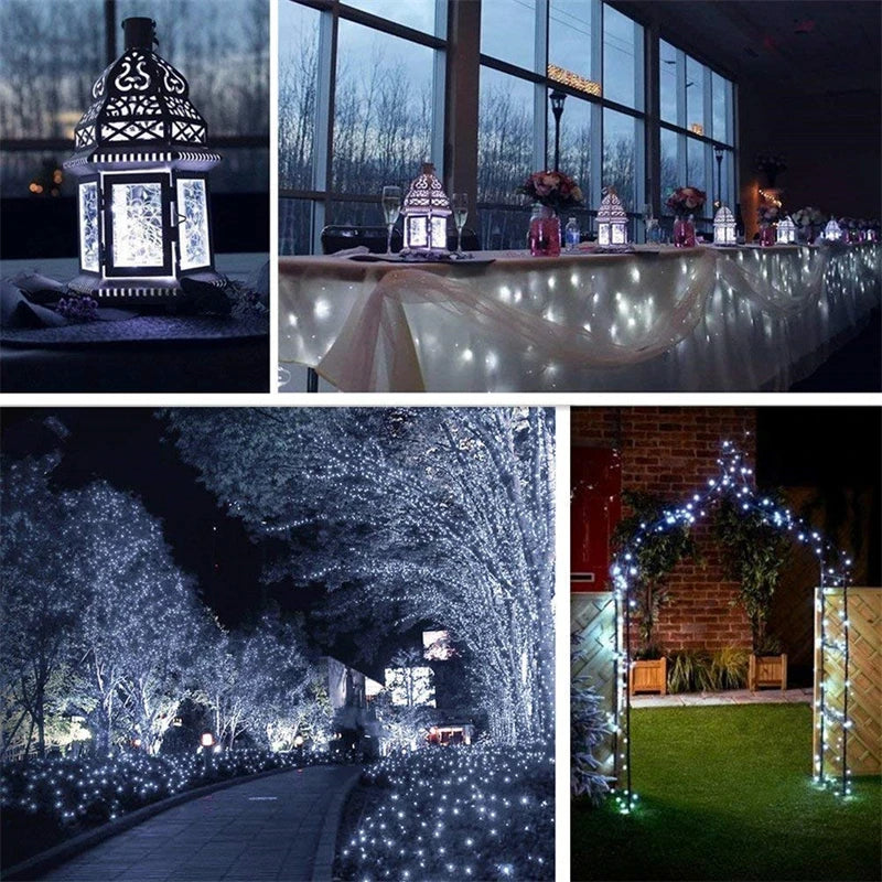 Solar LED Outdoor String Lights for Wedding Decor - Smarsty