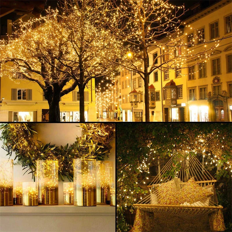 Solar LED Outdoor String Lights for Wedding Decor - Smarsty