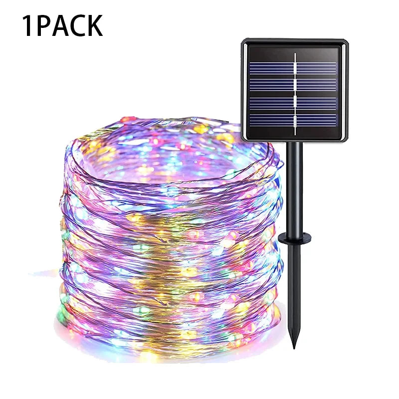 Solar LED Outdoor String Lights for Wedding Decor - Smarsty