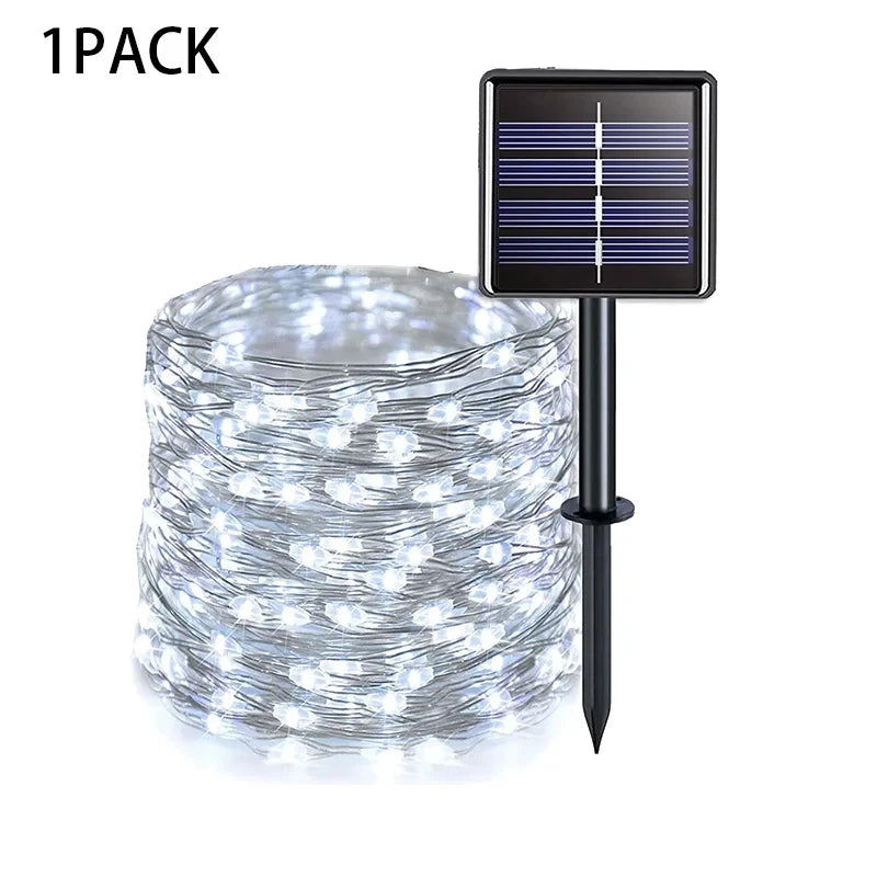 Solar LED Outdoor String Lights for Wedding Decor - Smarsty
