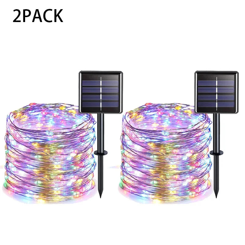 Solar LED Outdoor String Lights for Wedding Decor - Smarsty