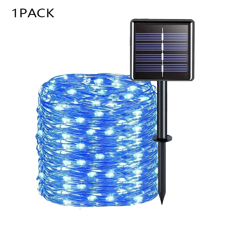Solar LED Outdoor String Lights for Wedding Decor - Smarsty
