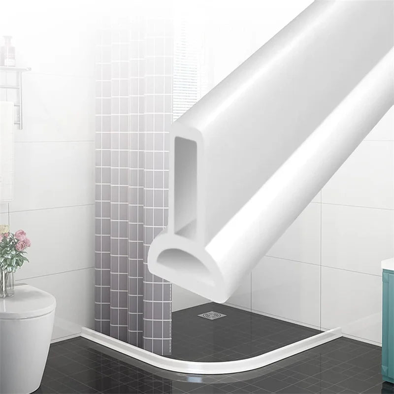 Self-Adhesive Bathroom Shower Water Stopper Seal Strip - Smarsty