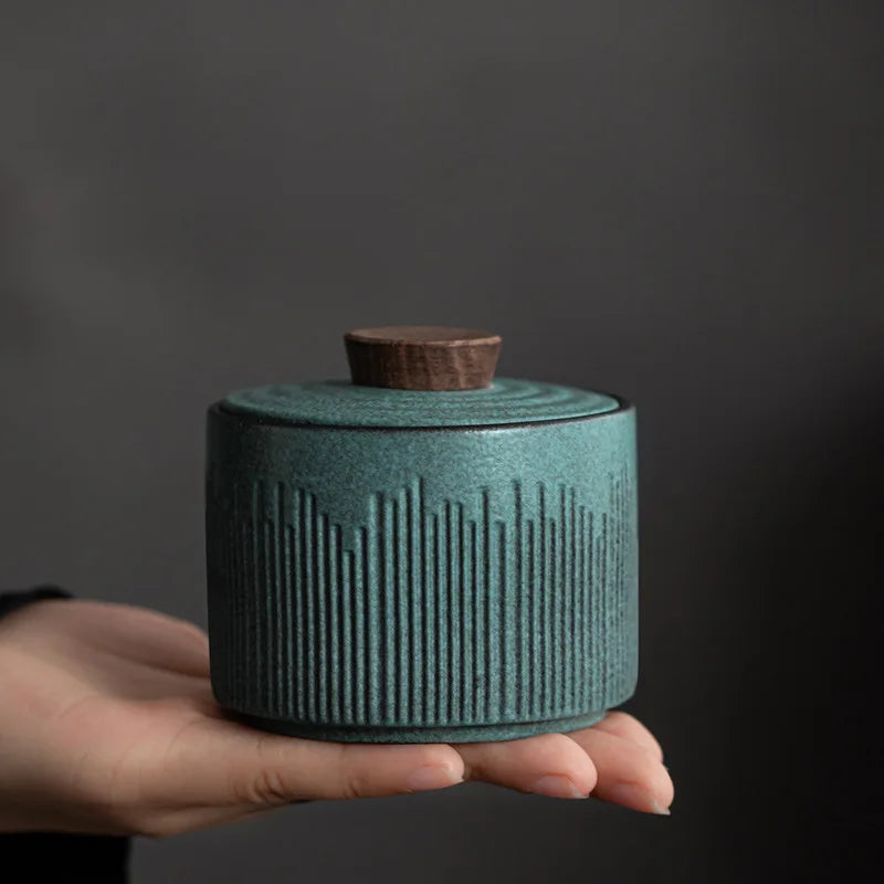 Ceramic Green Keepsake Urn for Small Pets - Smarsty