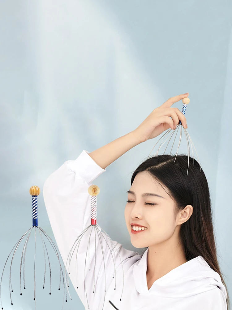 Head Massager Tool for Relaxation and Scalp Therapy - Smarsty