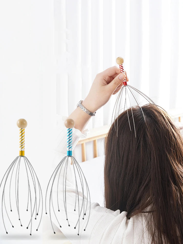 Head Massager Tool for Relaxation and Scalp Therapy - Smarsty