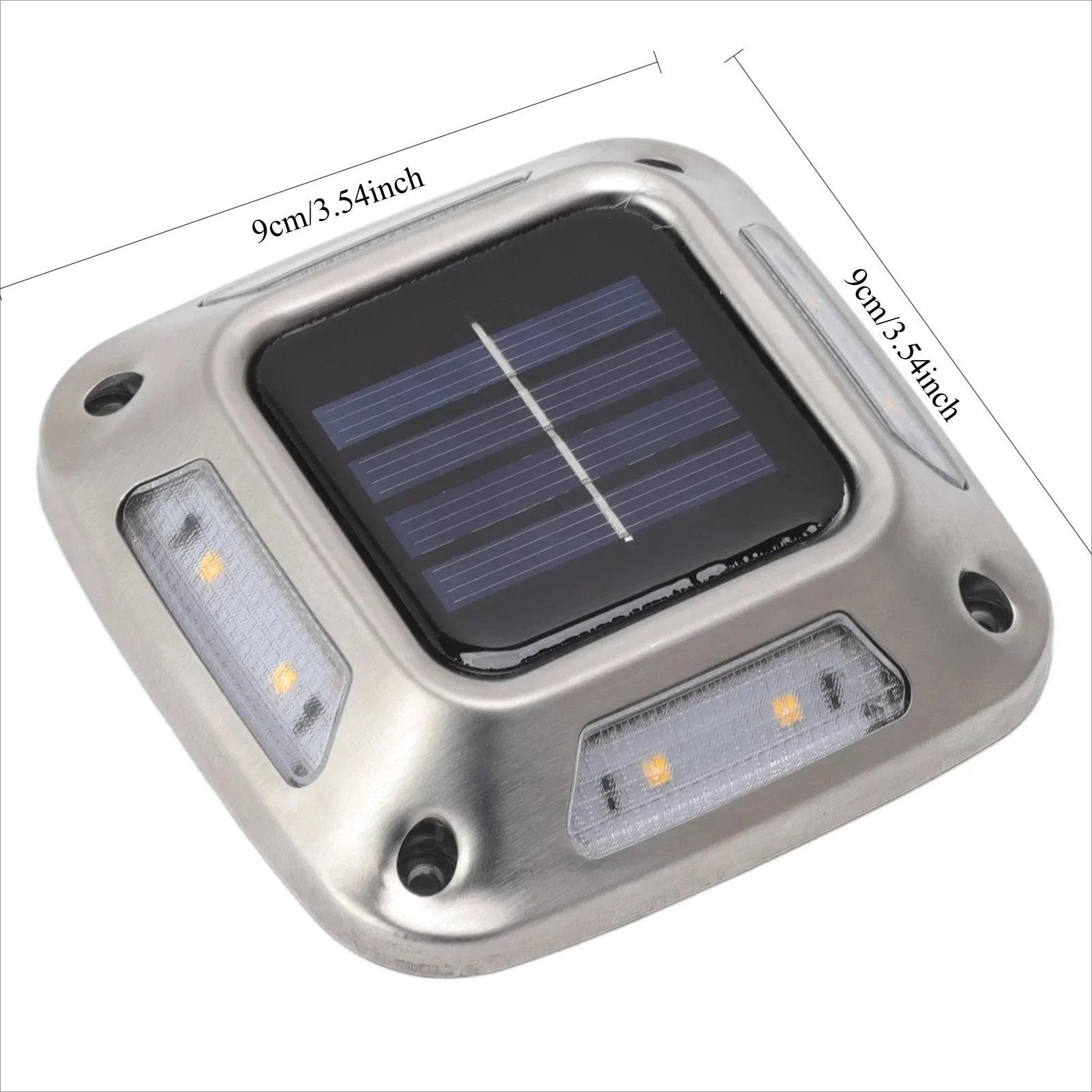 Solar Ground Light With 8 LEDs Waterproof Warm Glow - Smarsty