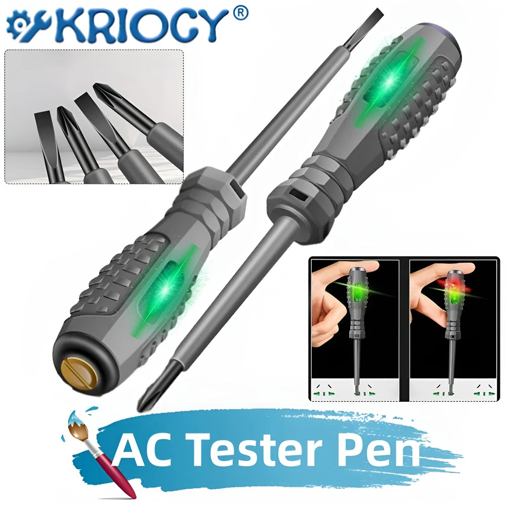 Non-Contact Screwdriver Neon Bulb Indicator Tester - Smarsty