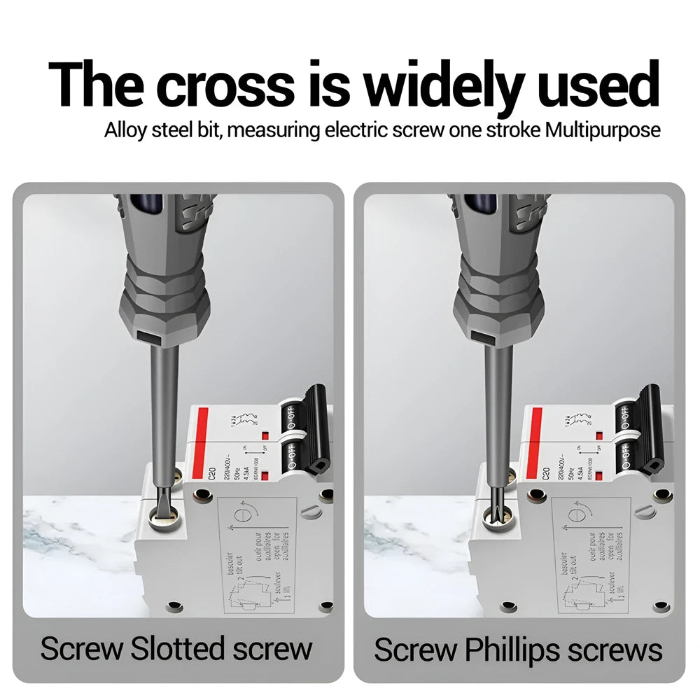 Non-Contact Screwdriver Neon Bulb Indicator Tester - Smarsty