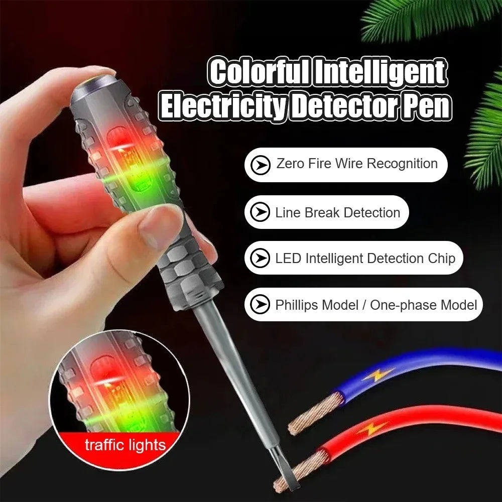 Non-Contact Screwdriver Neon Bulb Indicator Tester - Smarsty