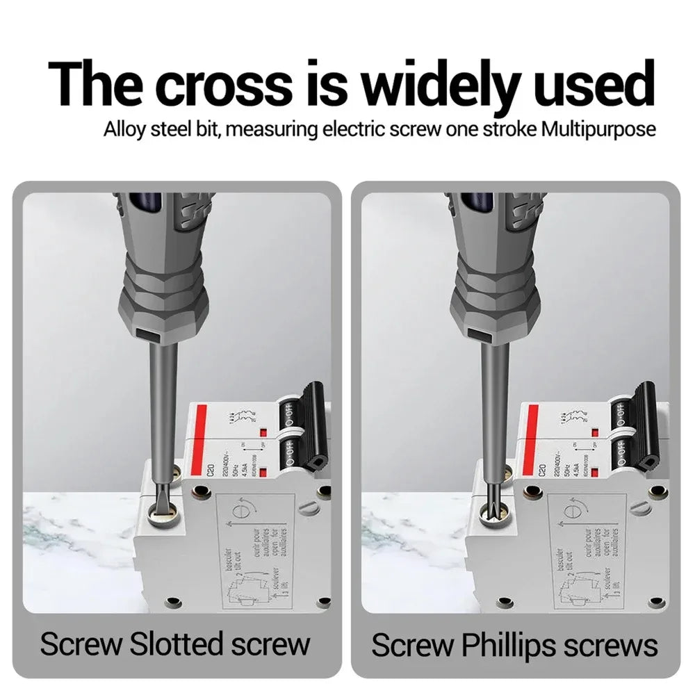 Non-Contact Screwdriver Neon Bulb Indicator Tester - Smarsty