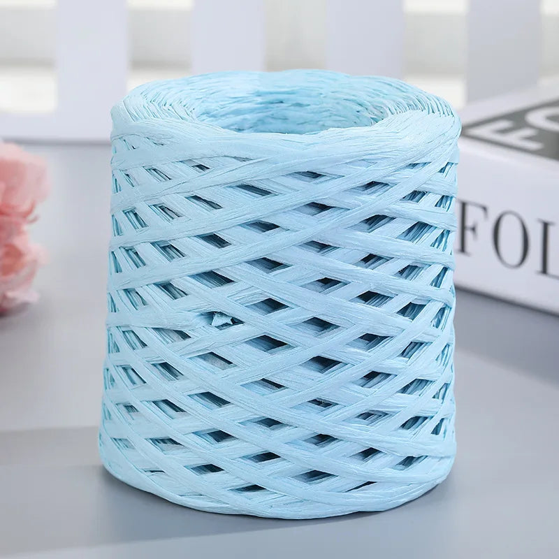 Natural Raffia Straw Yarn 200M for DIY Projects - Smarsty