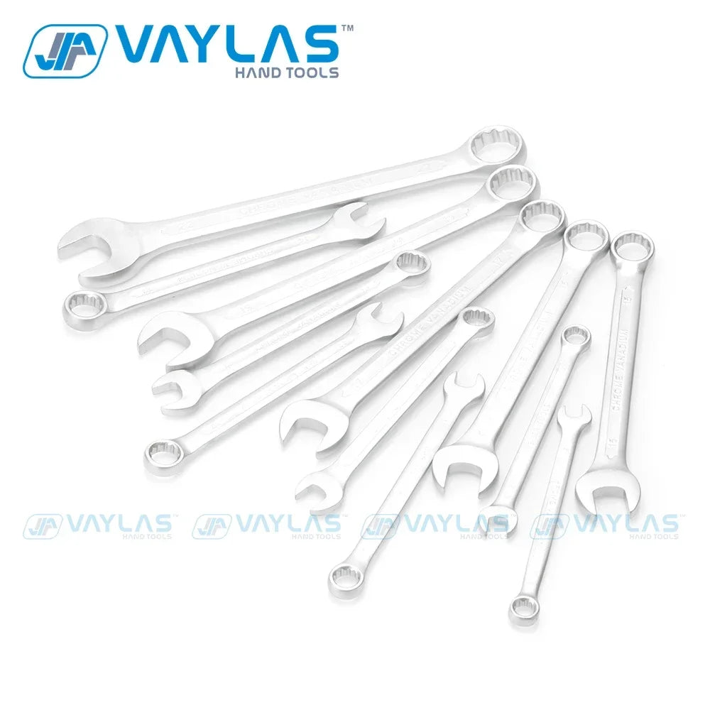 Chrome Vanadium Combination Wrench Set for Home Repairs - Smarsty