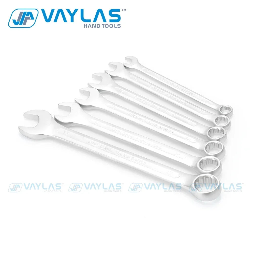 Chrome Vanadium Combination Wrench Set for Home Repairs - Smarsty