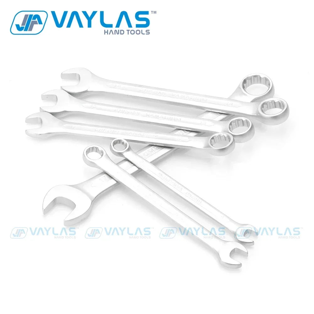 Chrome Vanadium Combination Wrench Set for Home Repairs - Smarsty