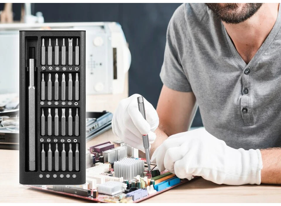Magnetic Precision Screwdriver Set for Mobile Repairs - Smarsty