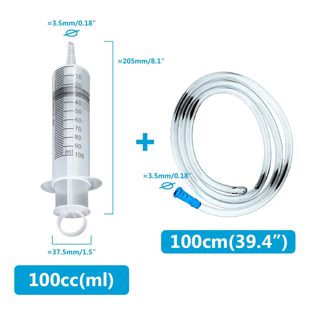 Multifunctional Large Capacity Syringe for Pet Feeding and Dispensing - Smarsty
