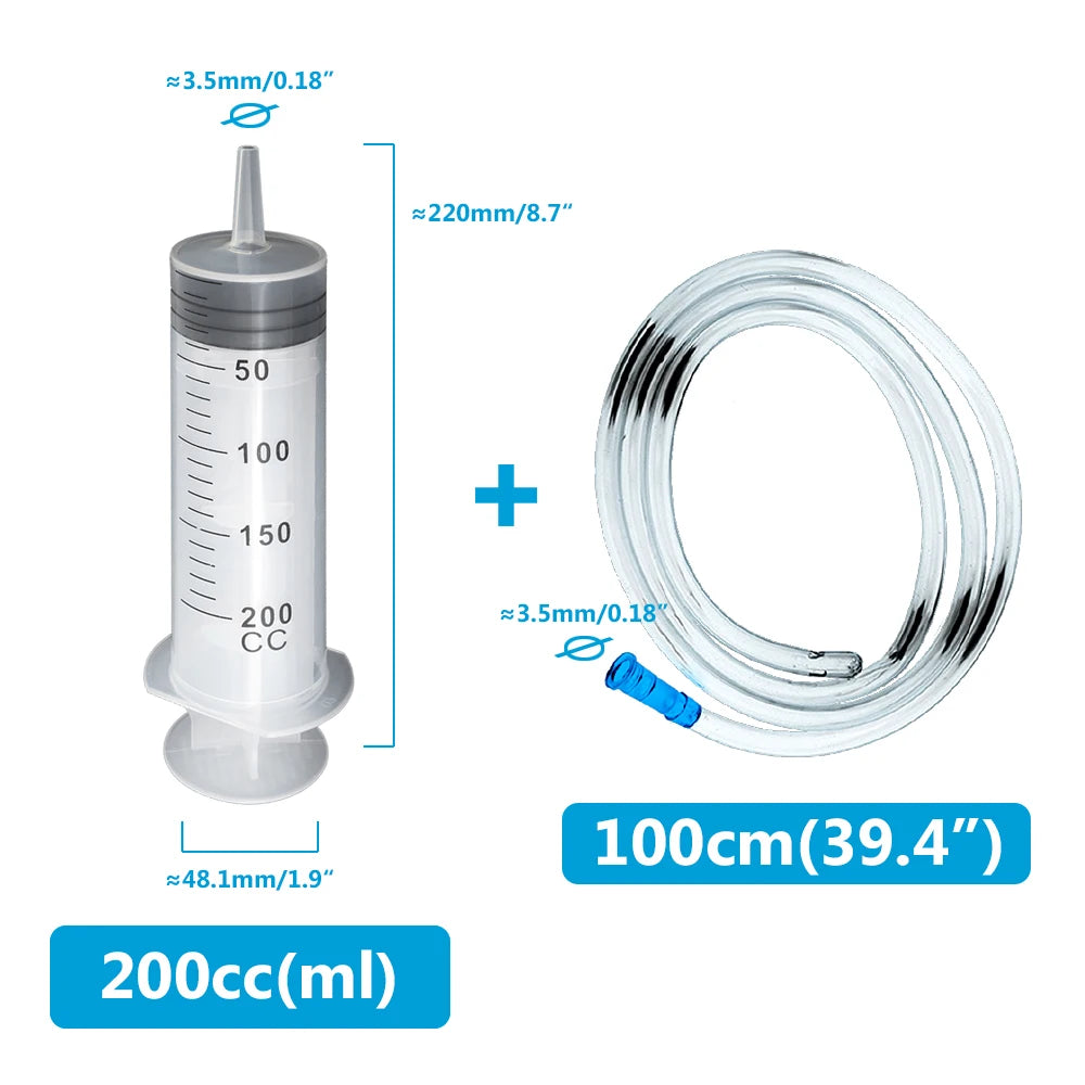 Multifunctional Large Capacity Syringe for Pet Feeding and Dispensing - Smarsty