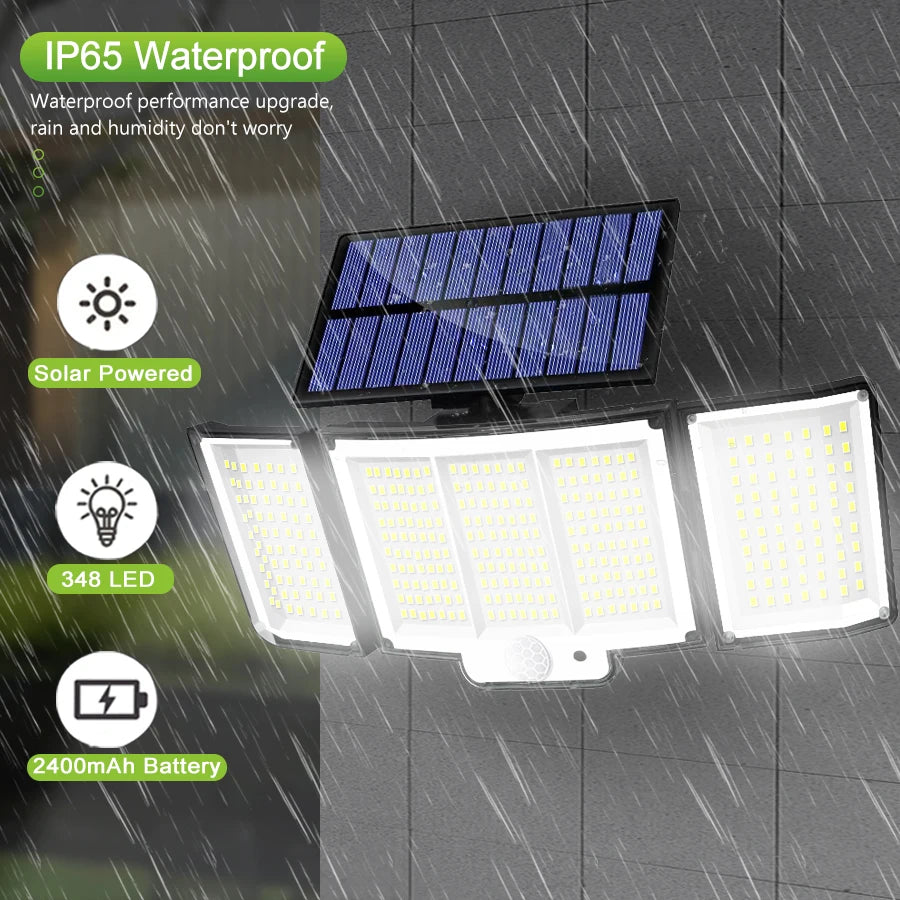 Super Bright Solar Motion Sensor Light for Outdoor Use - Smarsty