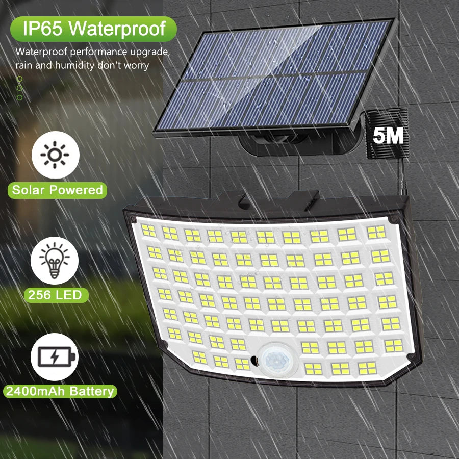 Super Bright Solar Motion Sensor Light for Outdoor Use - Smarsty