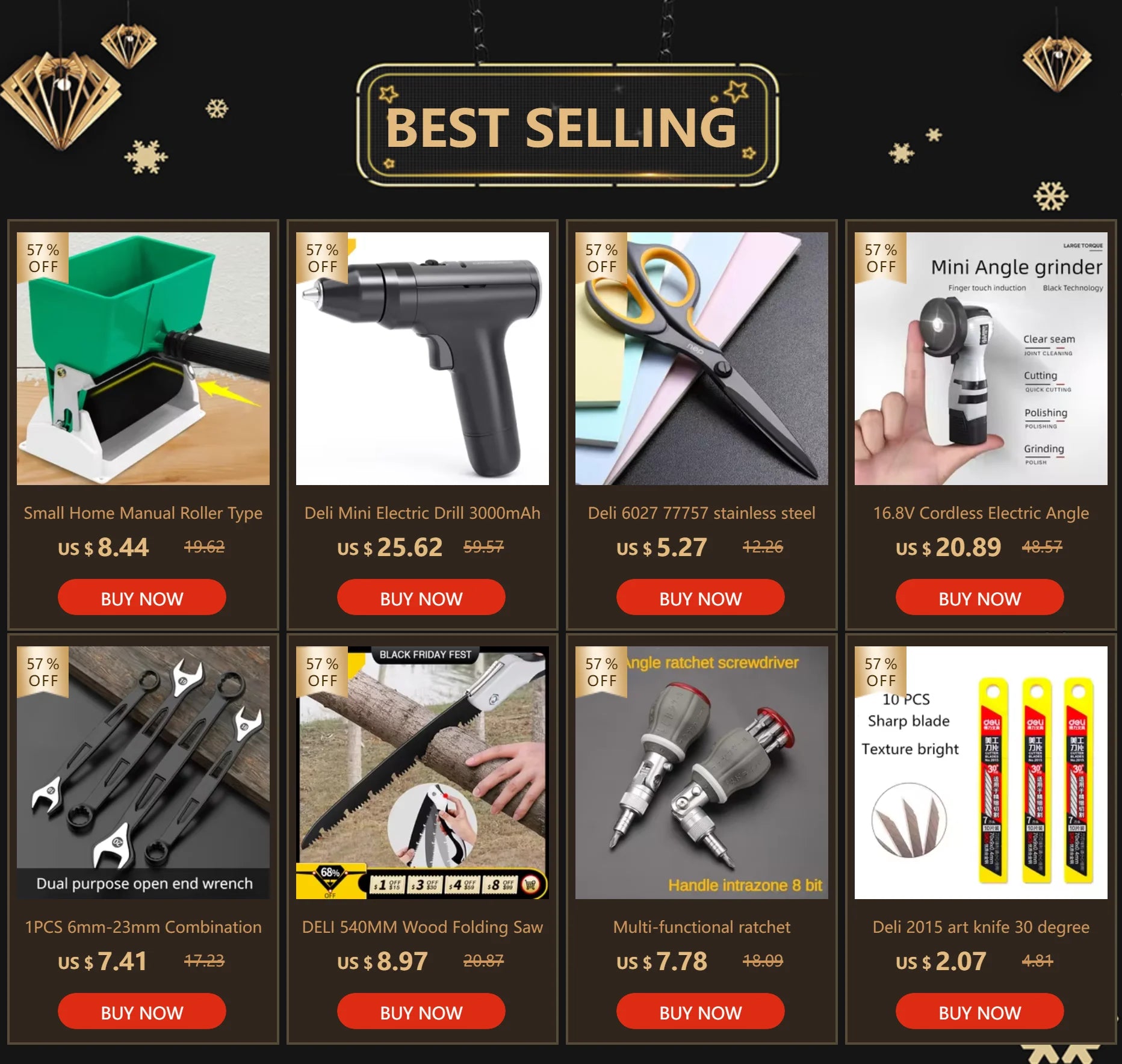 Deli Mini Electric Screwdriver Tool Set with Lithium Battery - Smarsty