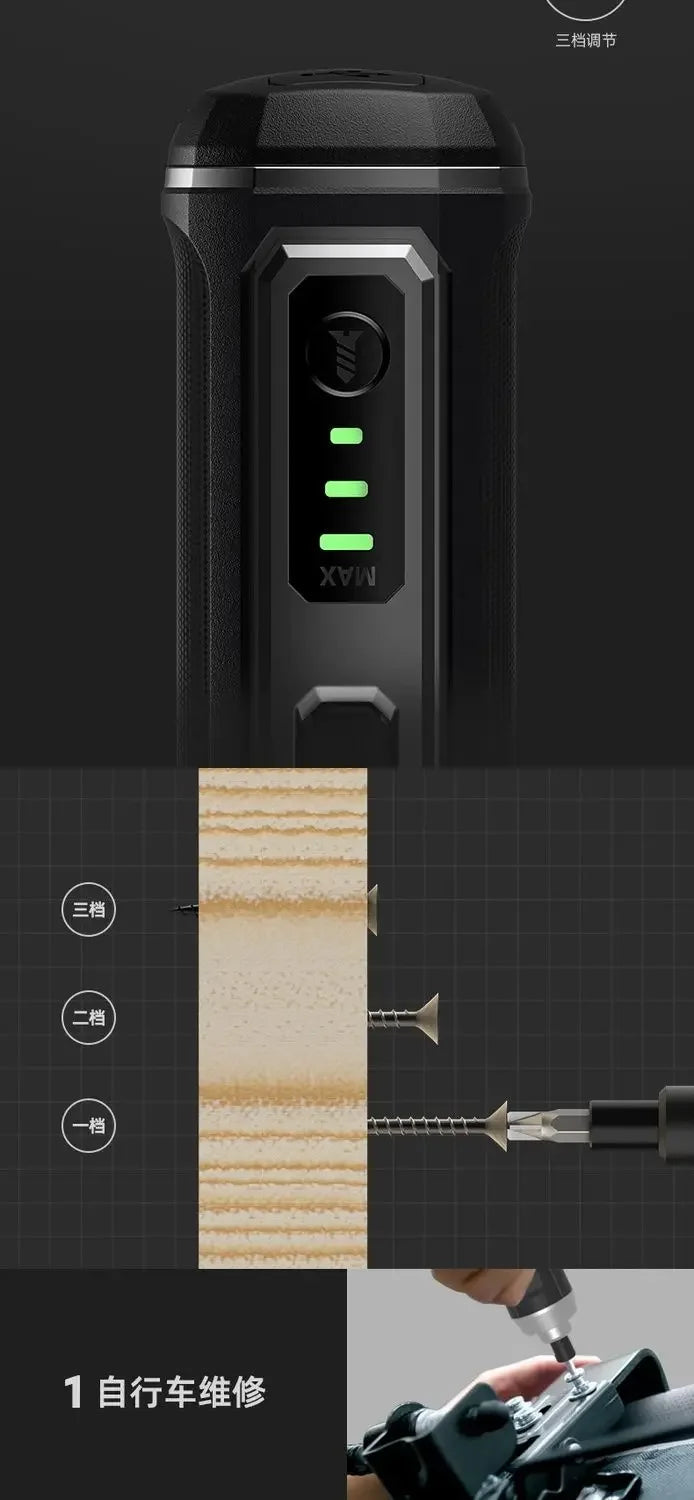 Deli Mini Electric Screwdriver Tool Set with Lithium Battery - Smarsty