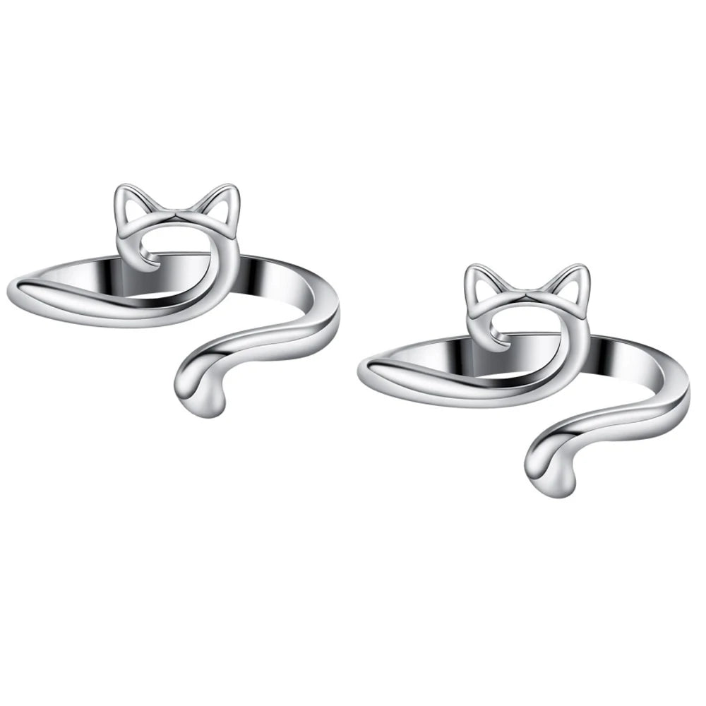 Adjustable Knitting Crochet Loop Ring Thimble Set - Smarsty