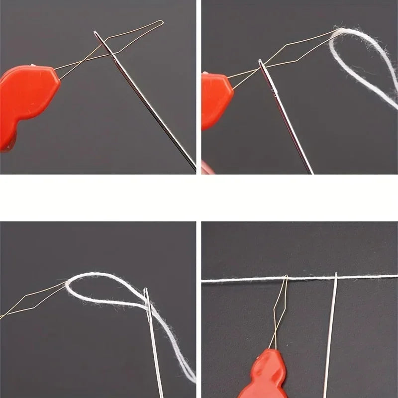 Plastic Needle Threaders for Easy Hand Sewing and Crafting - Smarsty