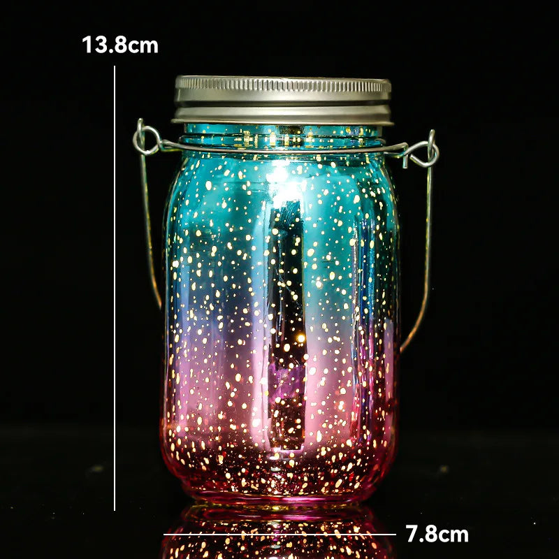 Solar Mason Jar Lanterns Waterproof Fairy Lights for Garden - Smarsty