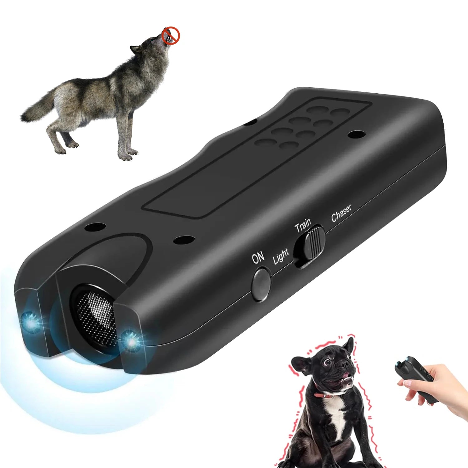 Portable Ultrasonic Dog Repeller for Effective Bark Control - Smarsty