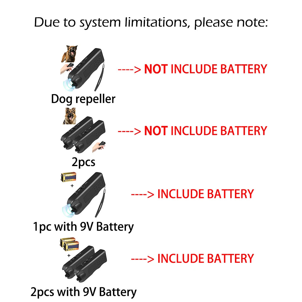 Portable Ultrasonic Dog Repeller for Effective Bark Control - Smarsty