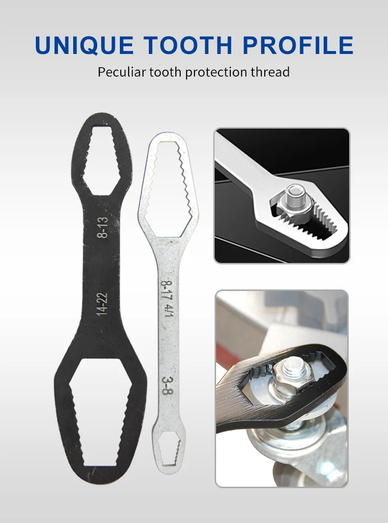 Multifunctional Double End Box Wrench for Easy Access - Smarsty