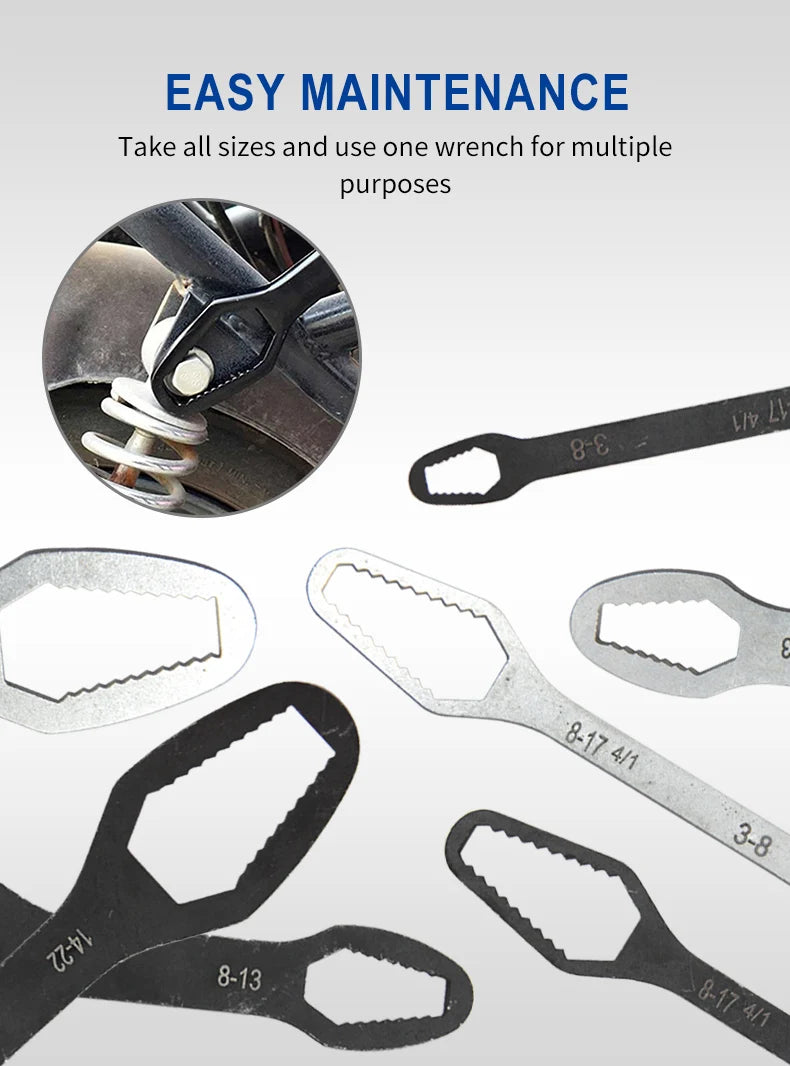 Multifunctional Double End Box Wrench for Easy Access - Smarsty