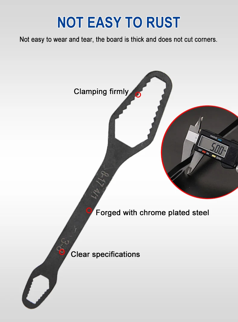 Multifunctional Double End Box Wrench for Easy Access - Smarsty