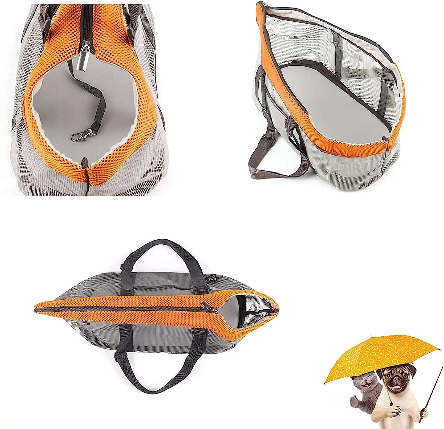 Breathable Foldable Pet Carrier Handbag for Small Dogs - Smarsty