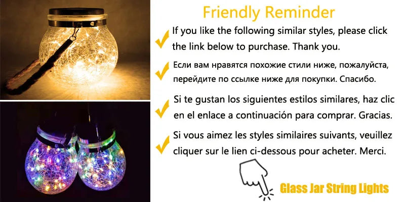 Solar LED Outdoor Lanterns for Garden Decoration - Smarsty