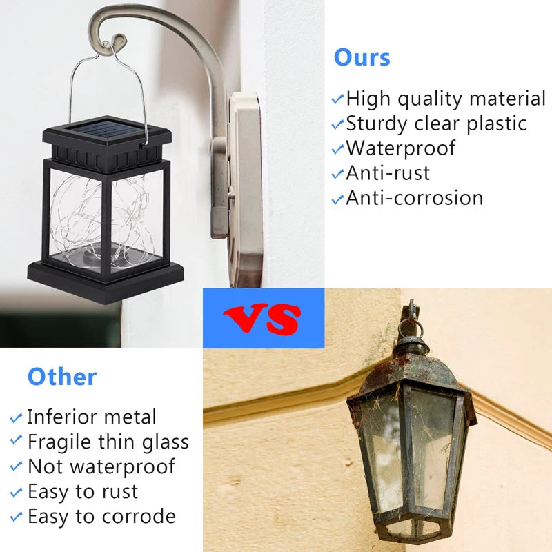 Solar LED Outdoor Lanterns for Garden Decoration - Smarsty