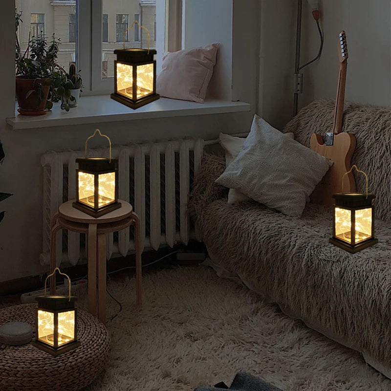 Solar LED Outdoor Lanterns for Garden Decoration - Smarsty