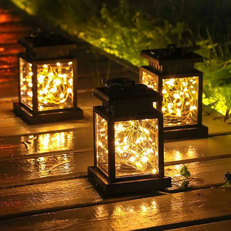 Solar LED Outdoor Lanterns for Garden Decoration - Smarsty