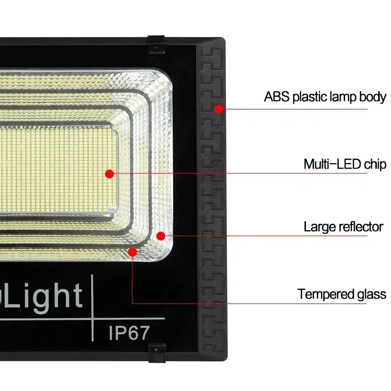 Solar Flood Lights with Remote Control and Adjustable Angle - Smarsty