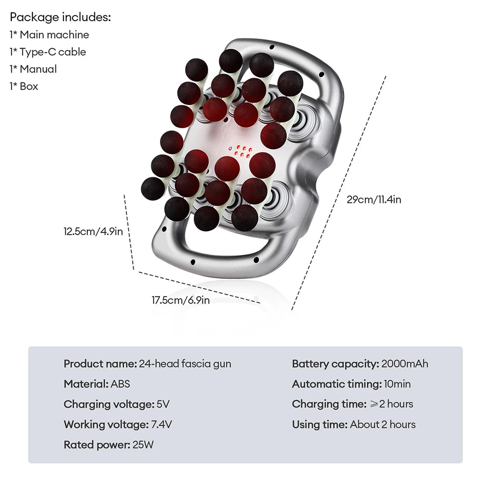 High-Frequency Vibration Body Massage Gun for Muscle Relief - Smarsty